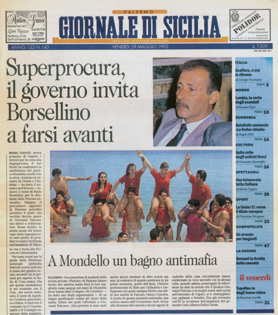 prima pagina gds 29-05-1992